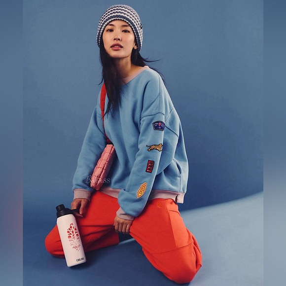 NEW Free People All Star Patch Pullover - Picture 7 of 7